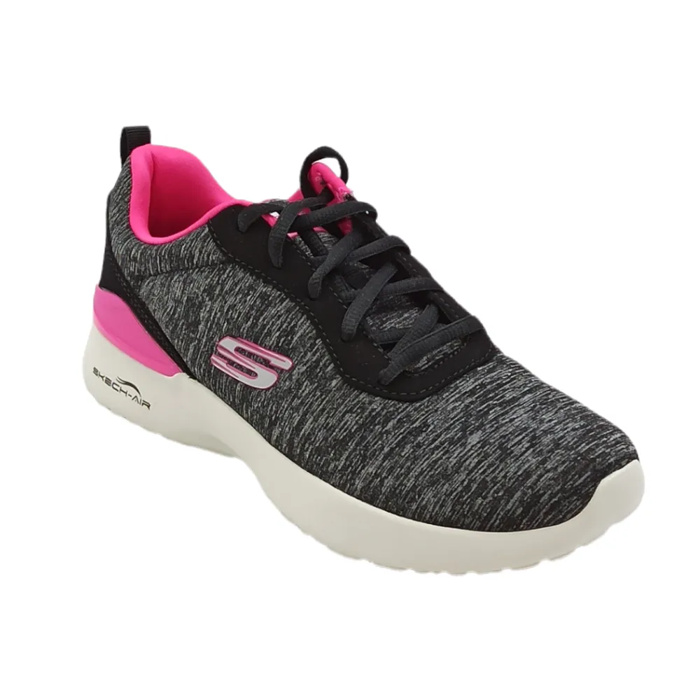 Sneaker donna in tessuto SKECHERS 149344 BKHP AIR DINAMIGHT PARADIS