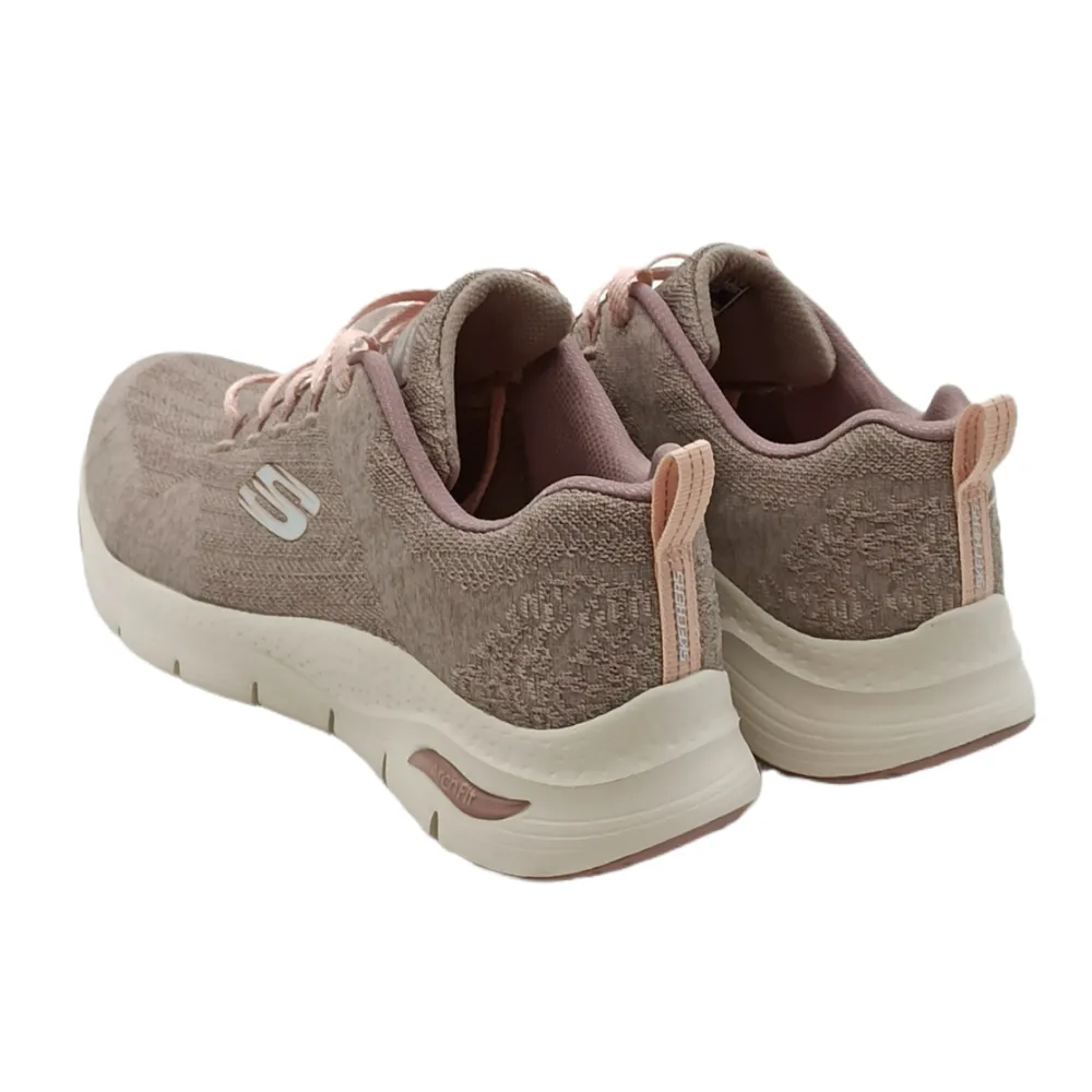 Sneaker donna in tessuto SKECHERS 149414 DKPT ARCH FIT COMFY WAVE 232