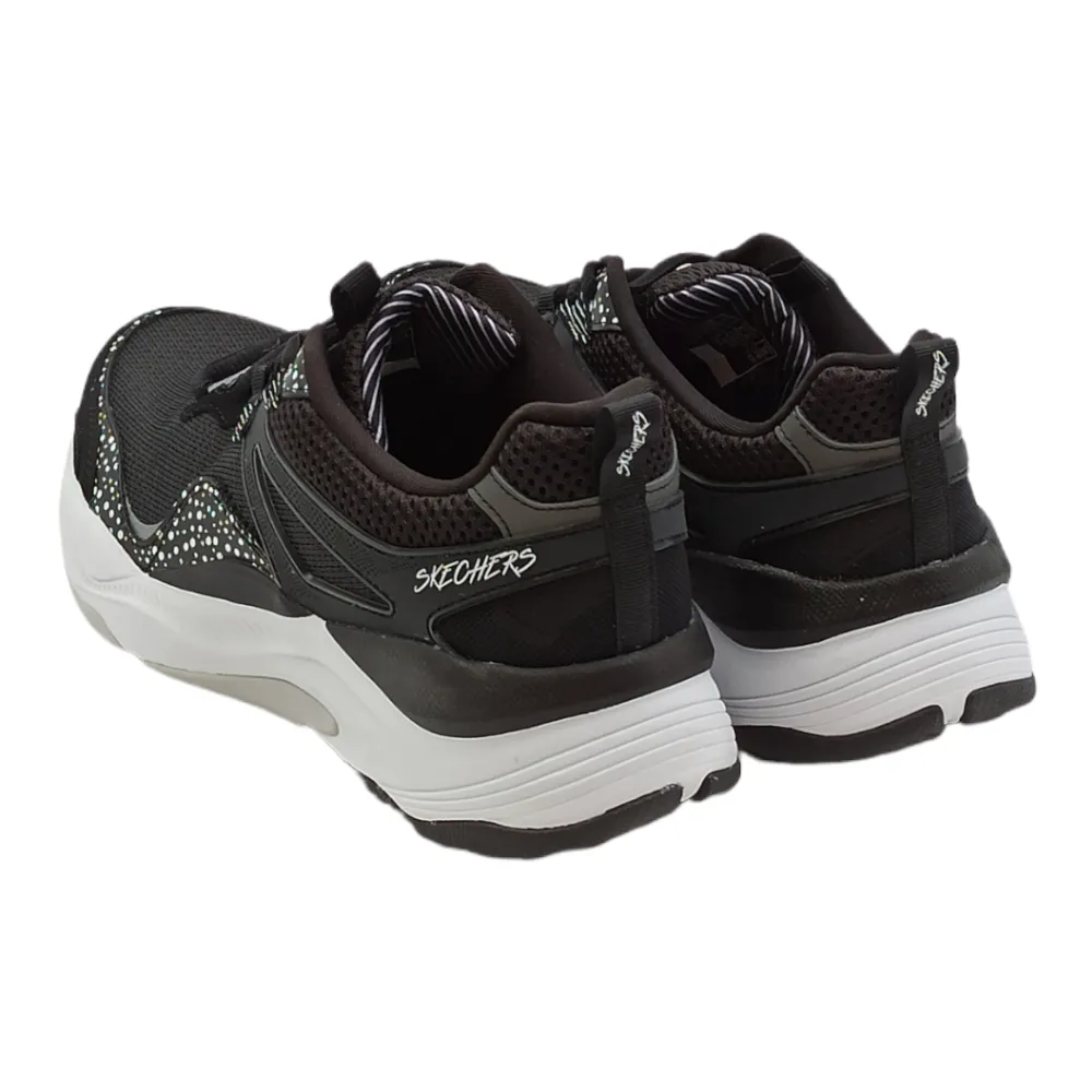 Sneaker donna in tessuto Skechers 149882 Mira- Big Praise BKW