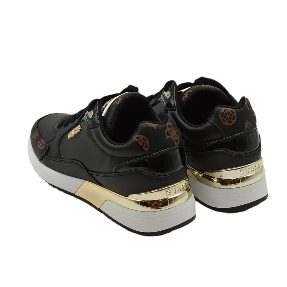 Sneaker donna platform Guess FL5MOXFAL12 BLKBR black
