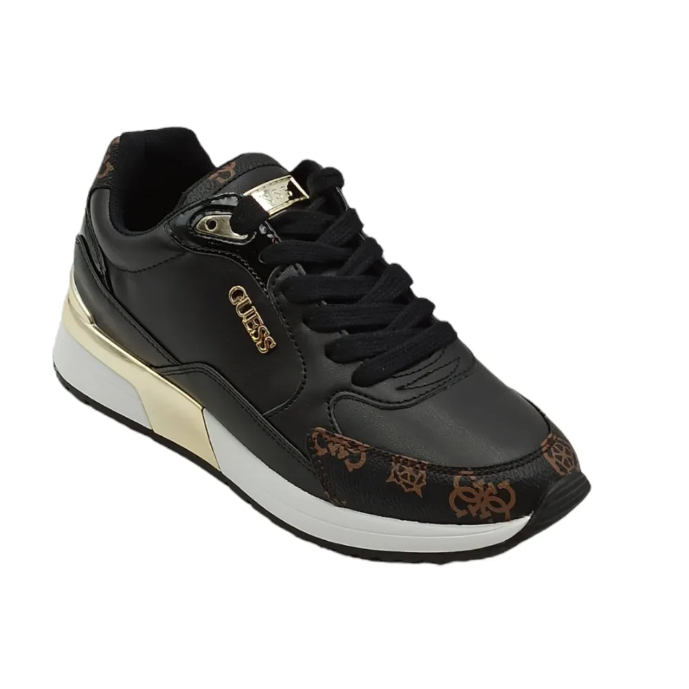 Sneaker donna platform Guess FL5MOXFAL12 BLKBR black