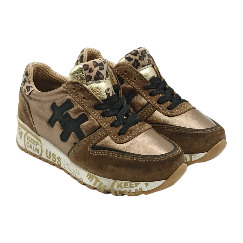 Sneaker donna tessuto D. Scudieri PRD TAUPE DUBAI BRONZO