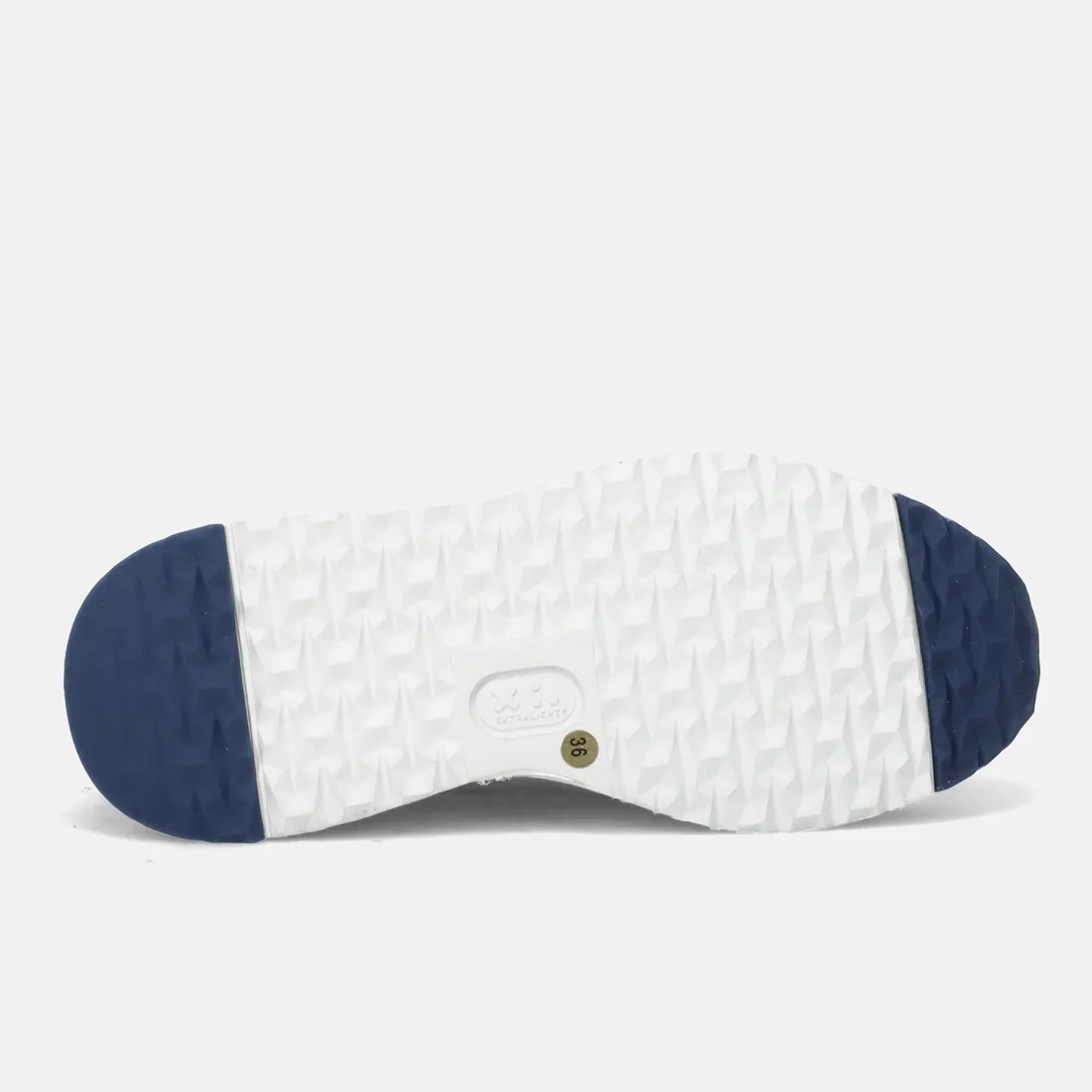 Sneaker slip-on Calpierre Arena bianca in pelle con frangia