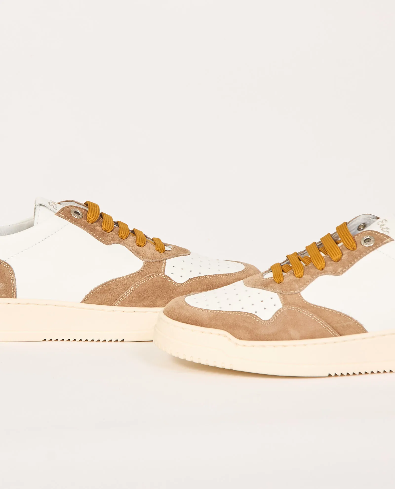 Sneaker uomo Exton in pelle e camoscio con suola in gomma