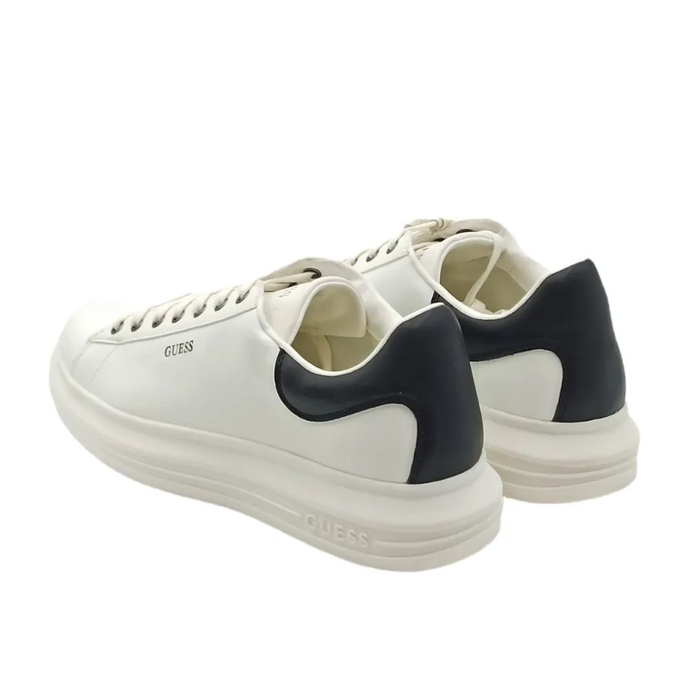 Sneaker Uomo in pelle Guess FM7RNOLEA12 WHBLK