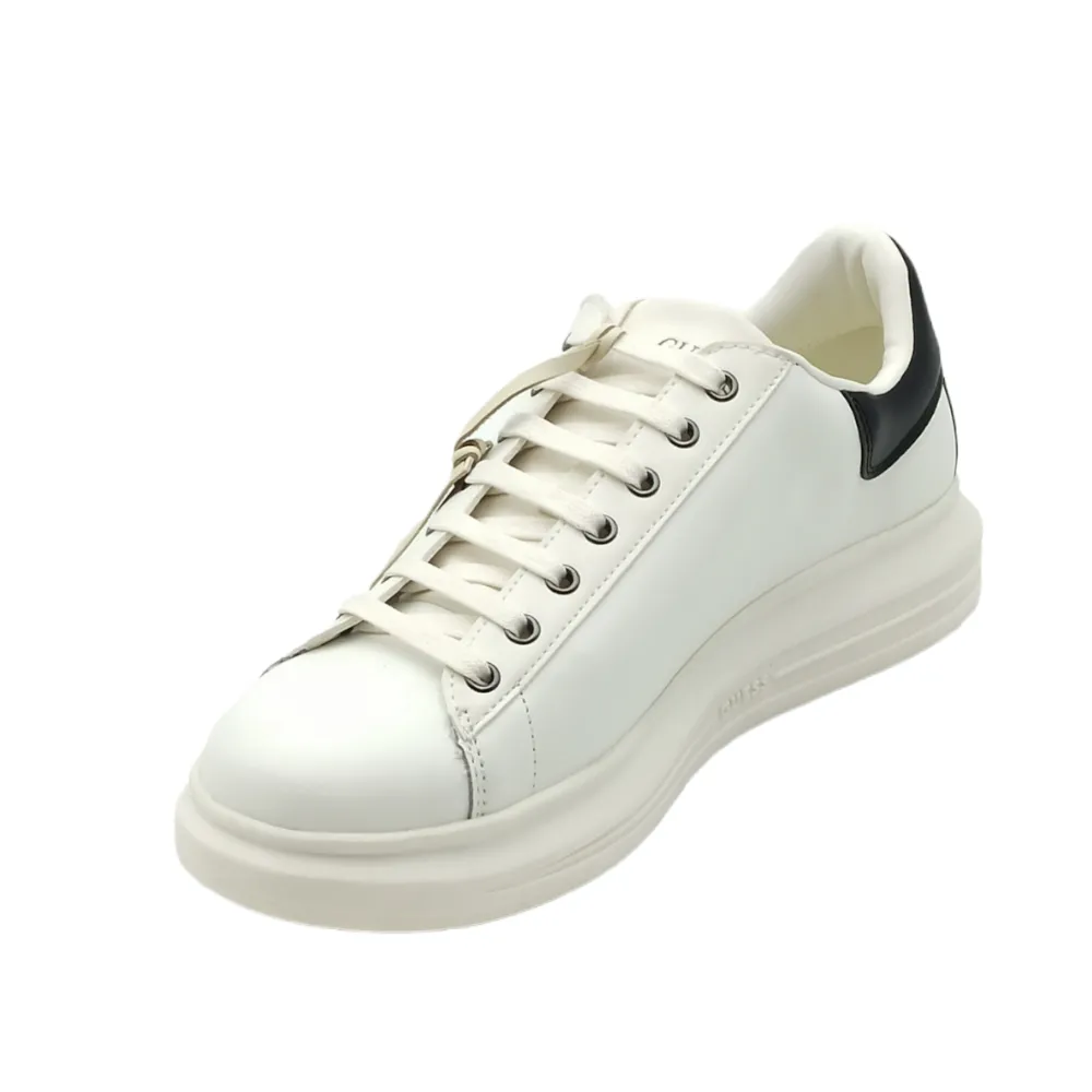 Sneaker Uomo in pelle Guess FM7RNOLEA12 WHBLK