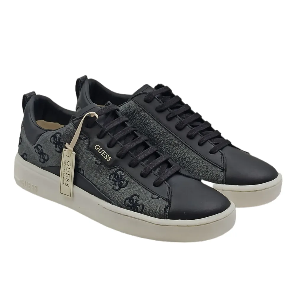 Sneaker uomo in pelle Guess FM7VRNFAL12 COAL