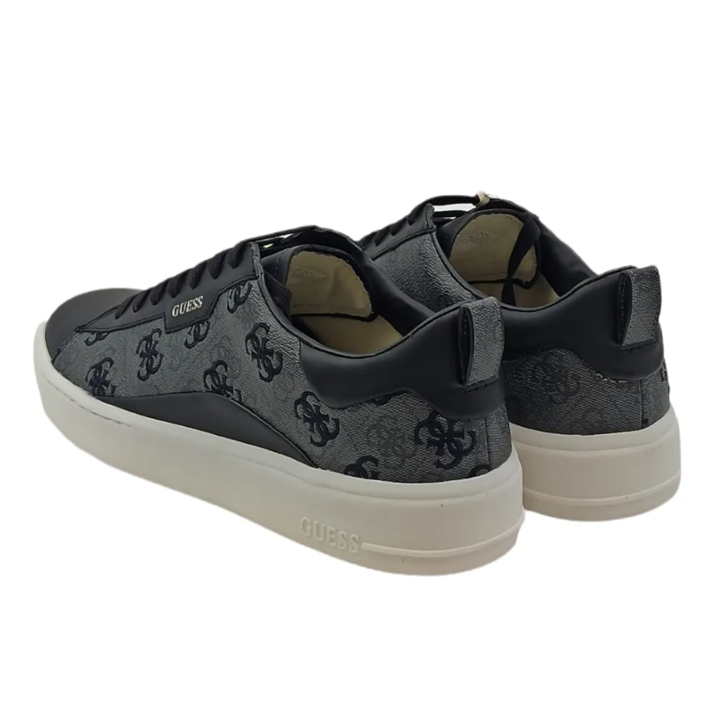 Sneaker uomo in pelle Guess FM7VRNFAL12 COAL