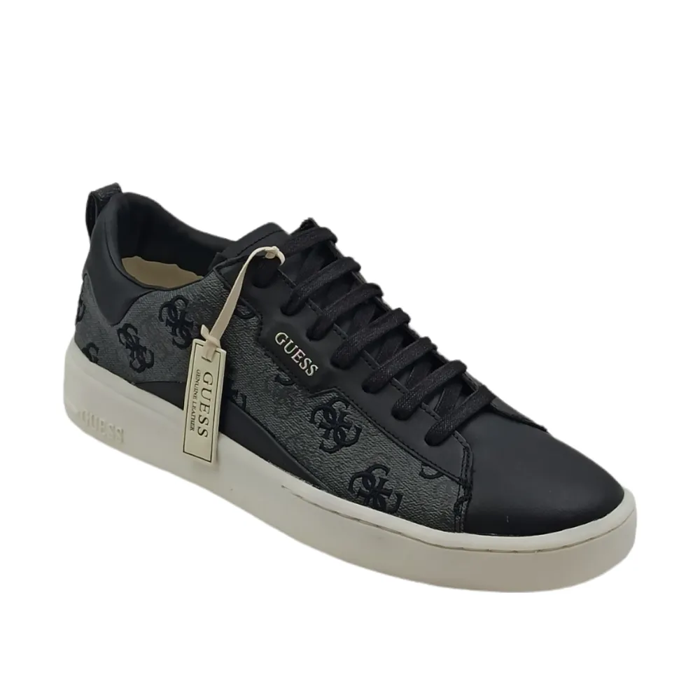 Sneaker uomo in pelle Guess FM7VRNFAL12 COAL