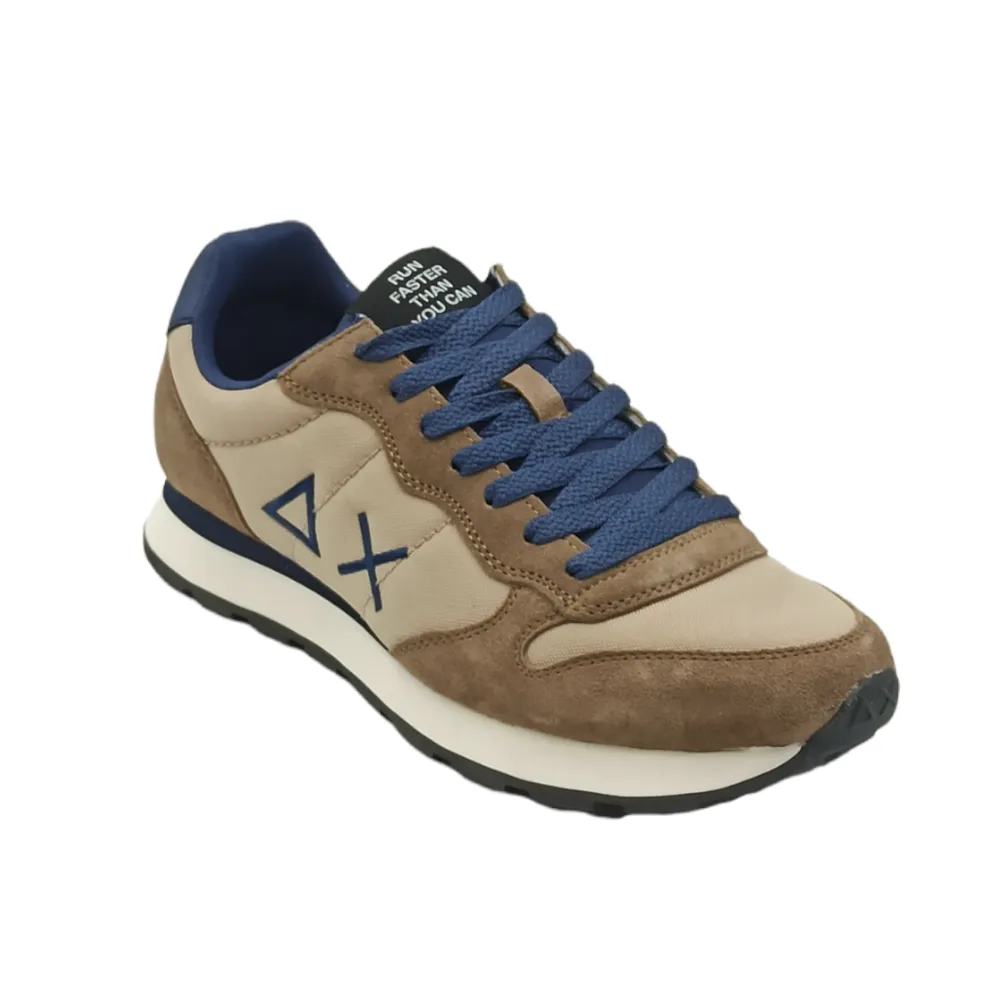 Sneaker uomo in tessuto Sun68 Z42101 BEIGE SCURO