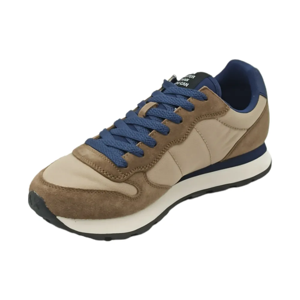 Sneaker uomo in tessuto Sun68 Z42101 BEIGE SCURO