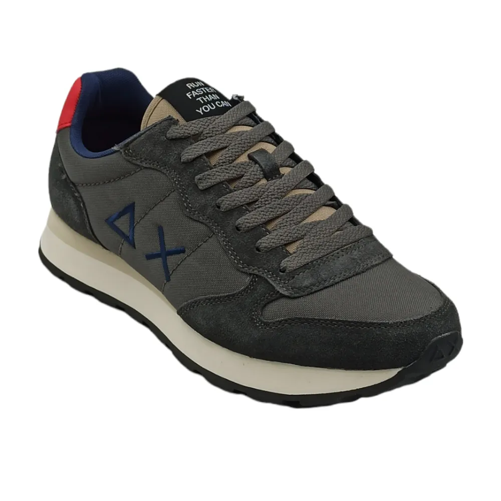 Sneaker uomo in tessuto Sun68 Z42101 GRIGIO SCURO
