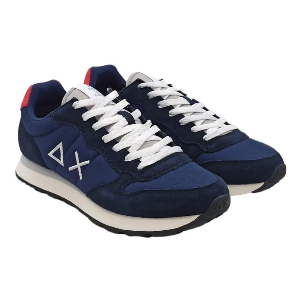 Sneaker uomo in tessuto Sun68 Z42101 NAVY BLUE