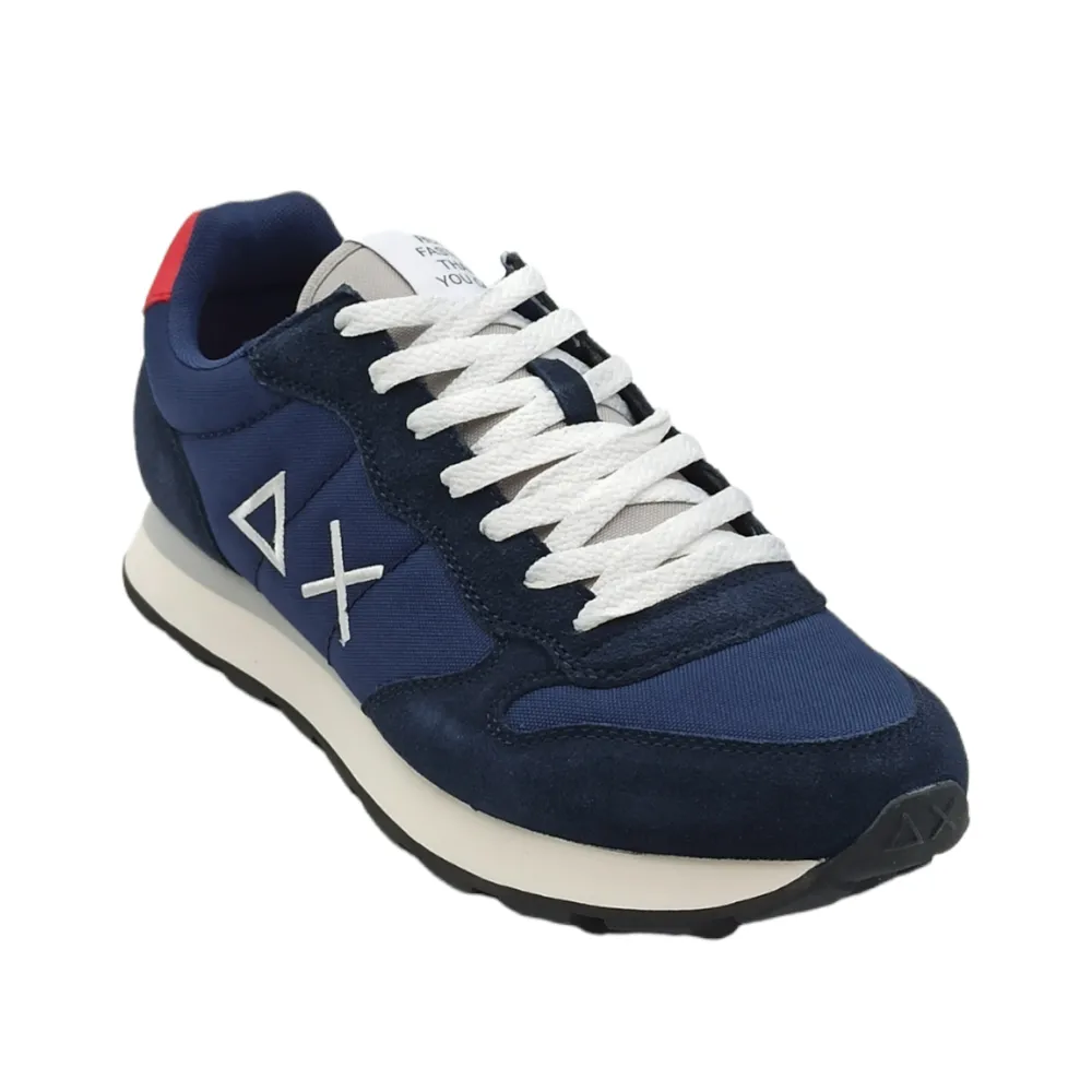 Sneaker uomo in tessuto Sun68 Z42101 NAVY BLUE