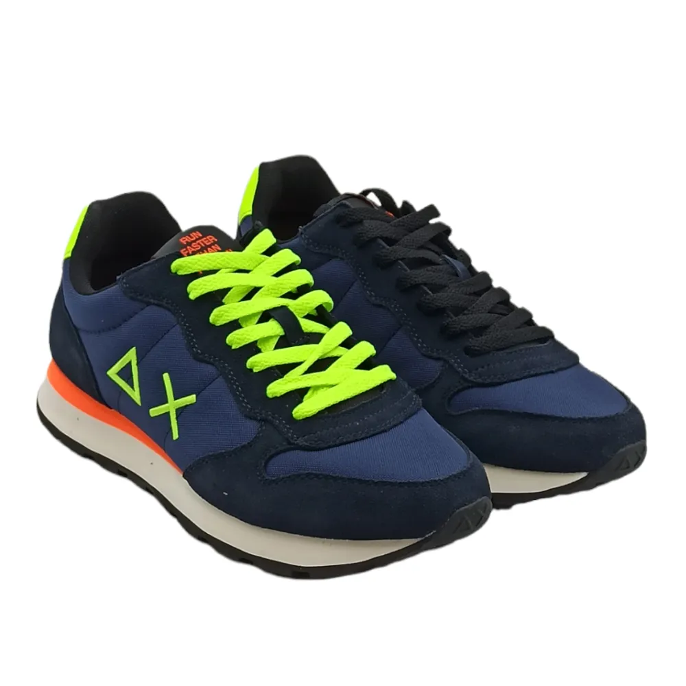 Sneaker uomo in tessuto Sun68 Z42102 NAVY BLUE