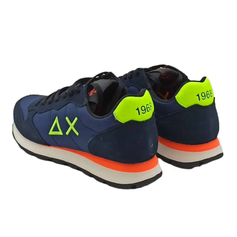 Sneaker uomo in tessuto Sun68 Z42102 NAVY BLUE