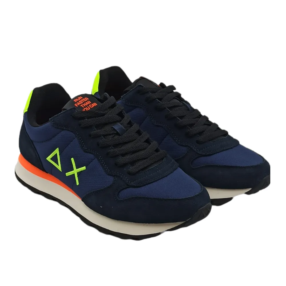 Sneaker uomo in tessuto Sun68 Z42102 NAVY BLUE