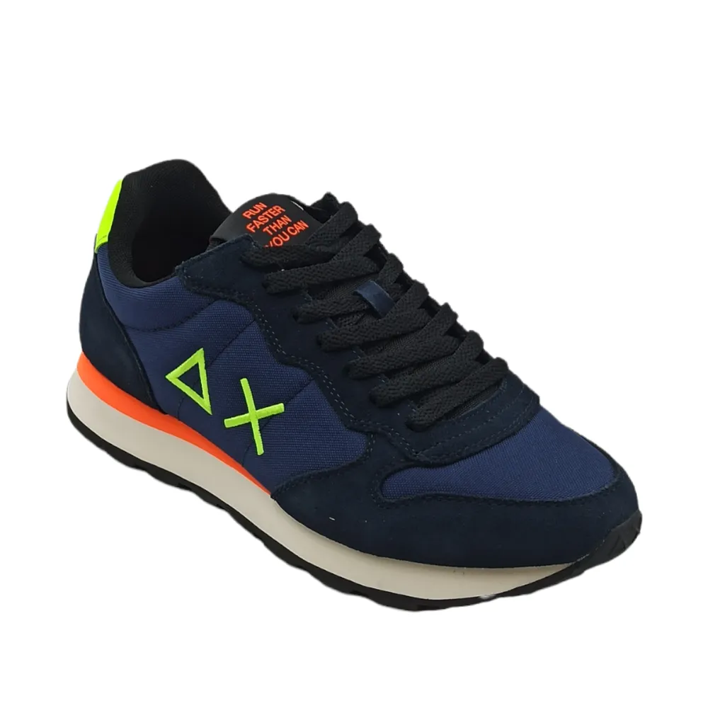 Sneaker uomo in tessuto Sun68 Z42102 NAVY BLUE