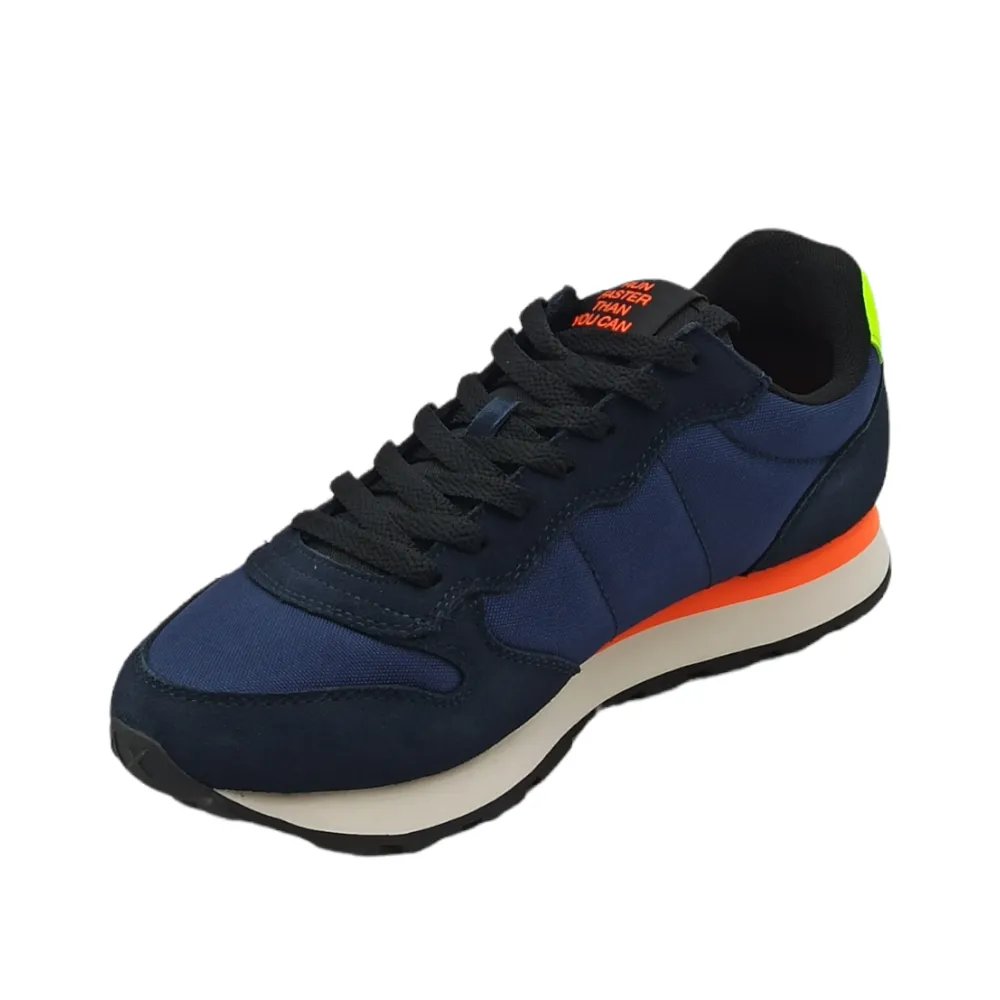 Sneaker uomo in tessuto Sun68 Z42102 NAVY BLUE