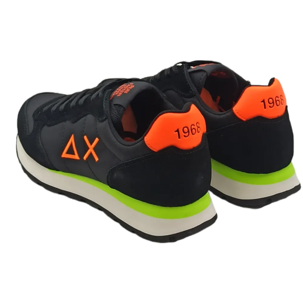 Sneaker uomo in tessuto Sun68 Z42102 NERO