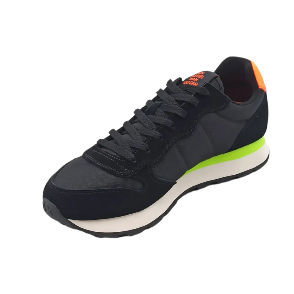 Sneaker uomo in tessuto Sun68 Z42102 NERO