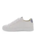 Sneakers Crime London EXTRALIGHT in pelle bianco e avio