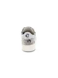 Sneakers Crime London LOW TOP CLASSIC in stampato e laminato roccia e argento