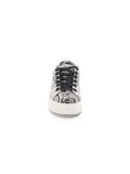 Sneakers Crime London LOW TOP CLASSIC in stampato e laminato roccia e argento