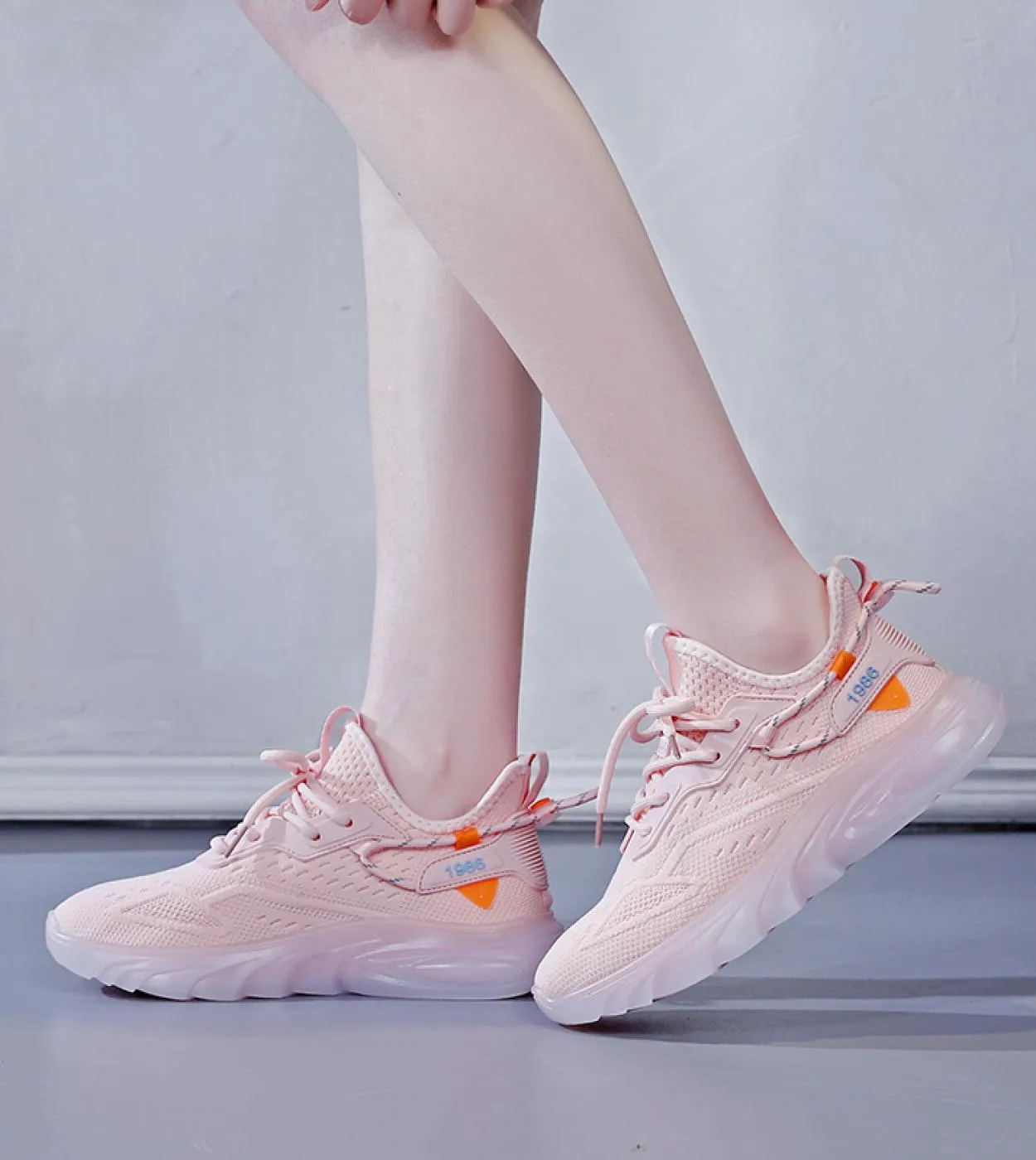 Sneakers da donna Moda in gomma Scarpe casual traspiranti leggere Piattaforma da donna Scarpe vulcanizzate da donna Sneakers Run
