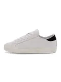 Sneakers D.A.T.E. HILL LOW CALF in pelle e camoscio bianco e nero