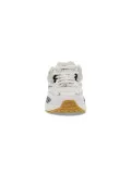 Sneakers D.A.T.E. SN23 in pelle e rete bianco e grigio chiaro
