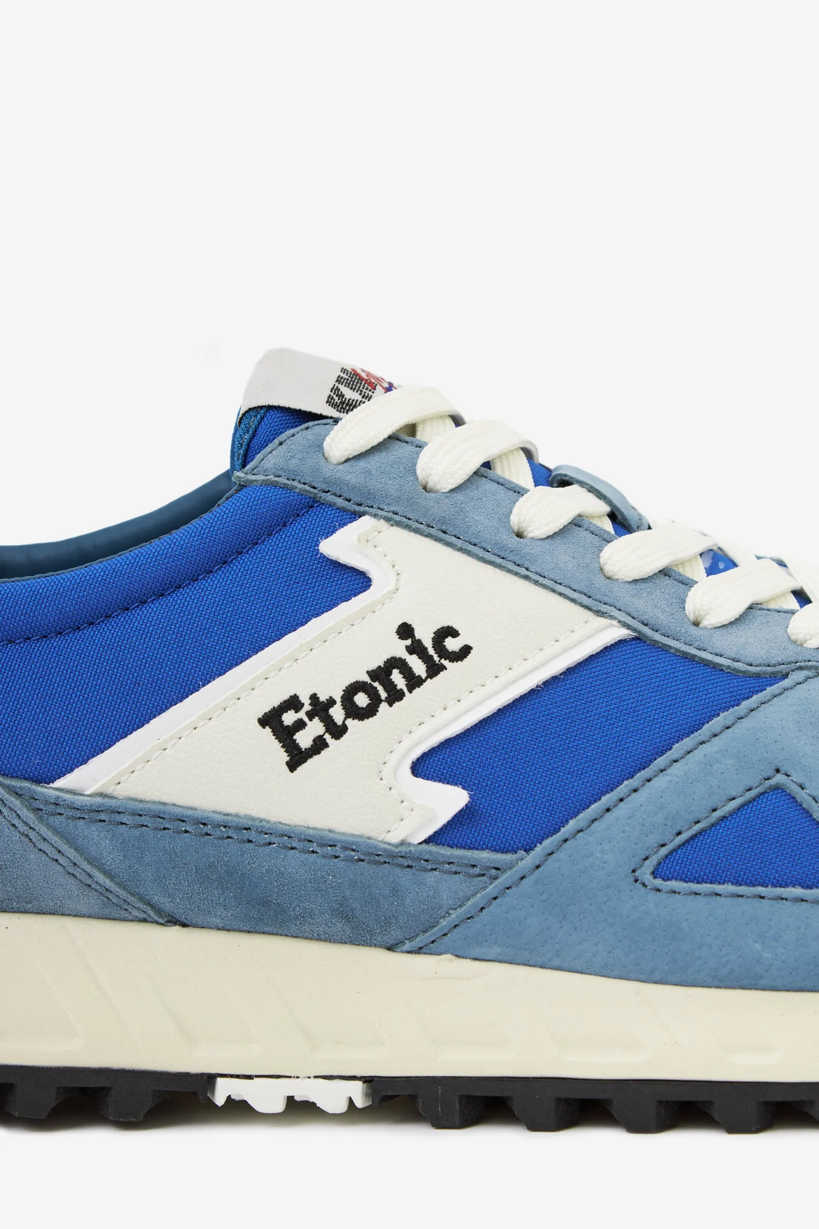 Sneakers PR538 in pelle e camoscio blu