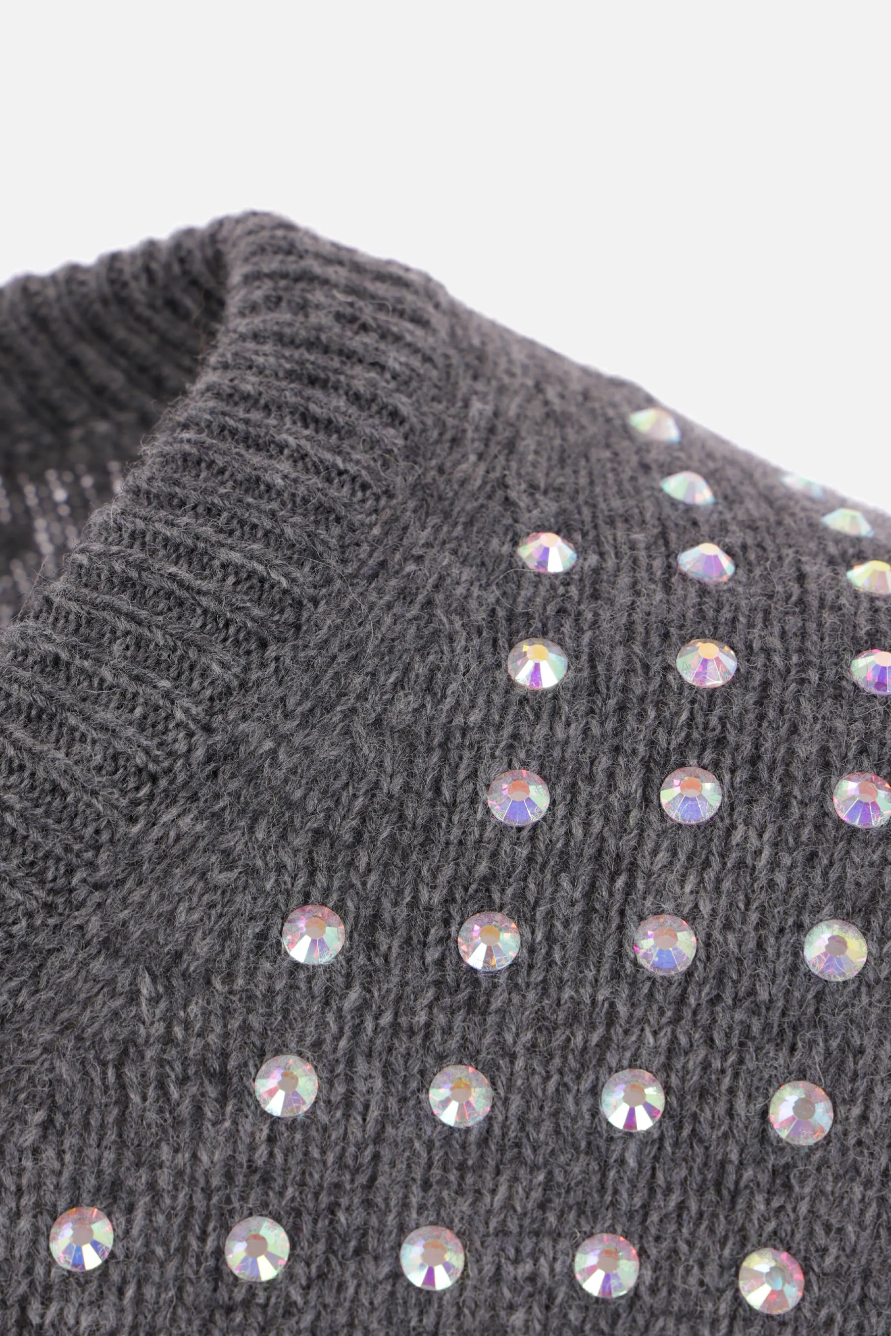 SPORTMAX pullover Uta in misto lana con strass