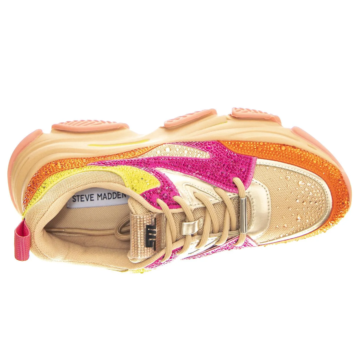 Steve Madden Privy Nat / Org - Scarpe Donna Multicolore    