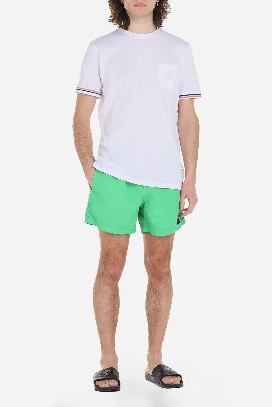 Sundek Costume da Bagno Arcobaleno Tono su Tono