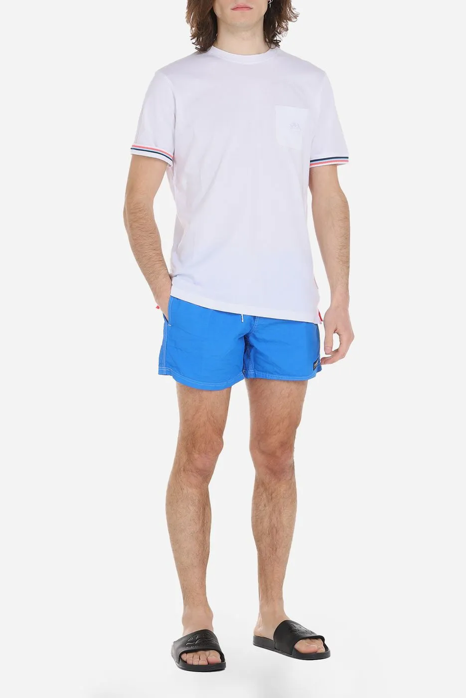 Sundek Costume da Bagno Arcobaleno Tono su Tono