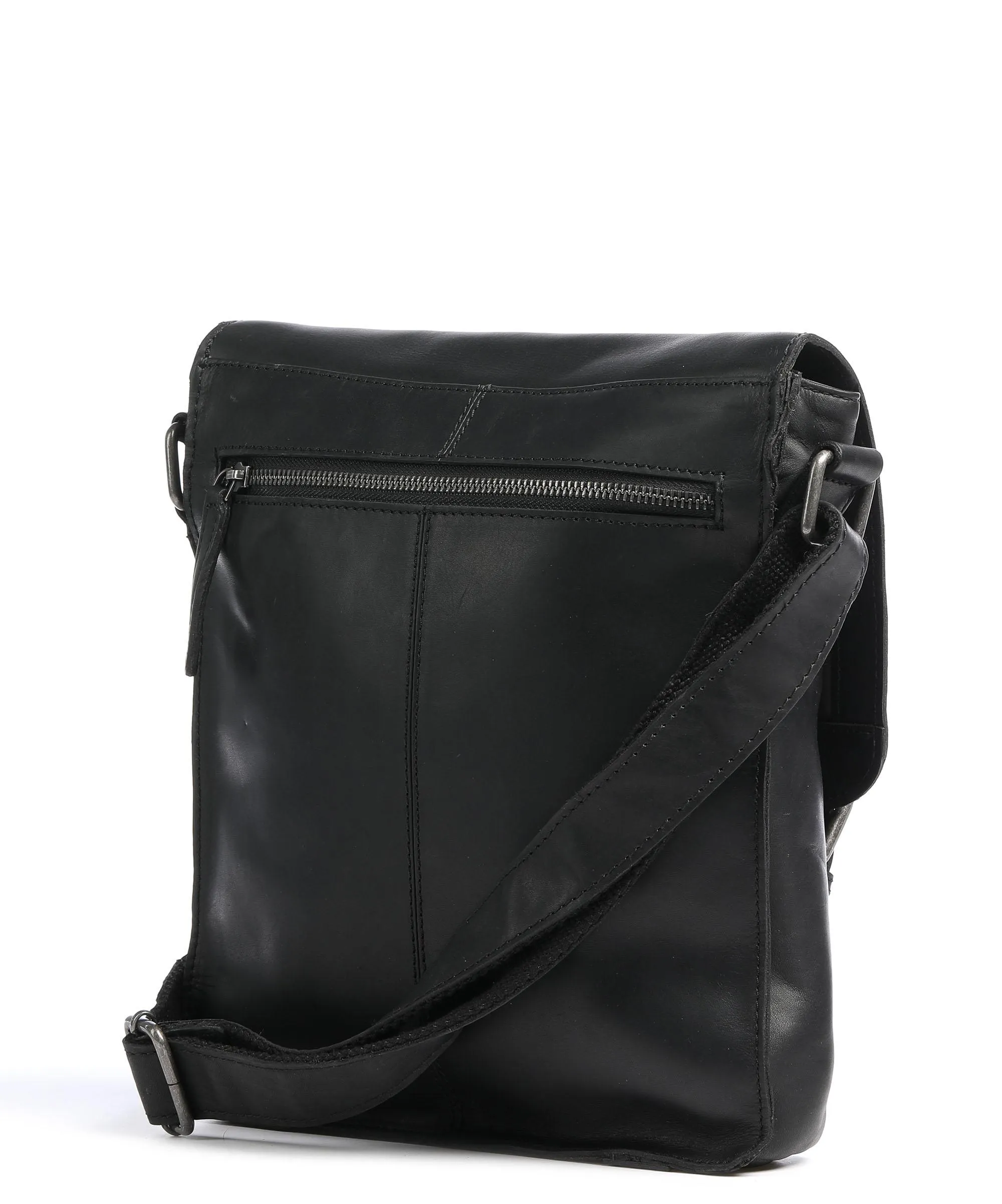  The Chesterfield Brand Eli Borsa a tracolla pelle di vacchetta pull-up nero  