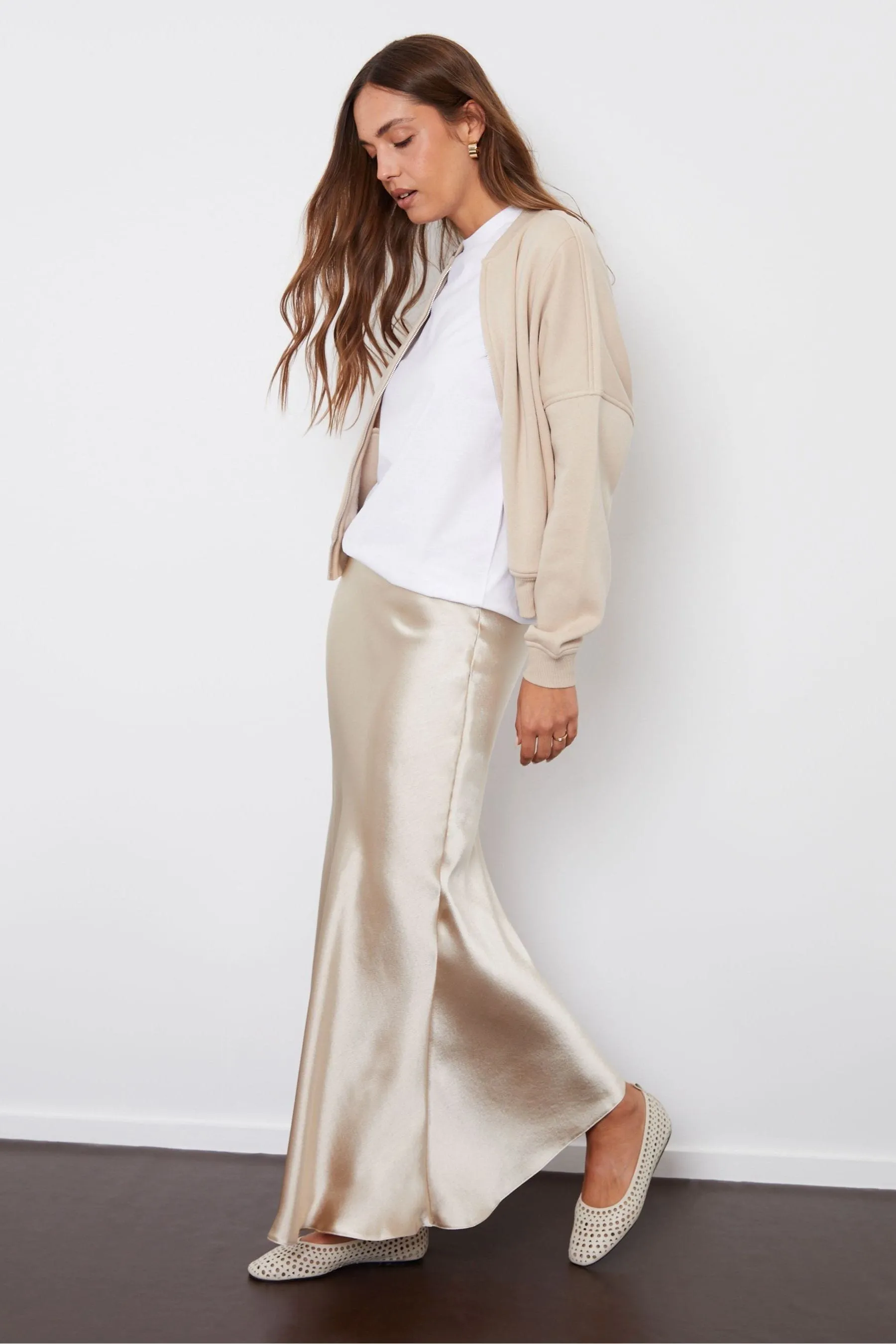 Threadbare Satin - Gonna maxi a sottoveste