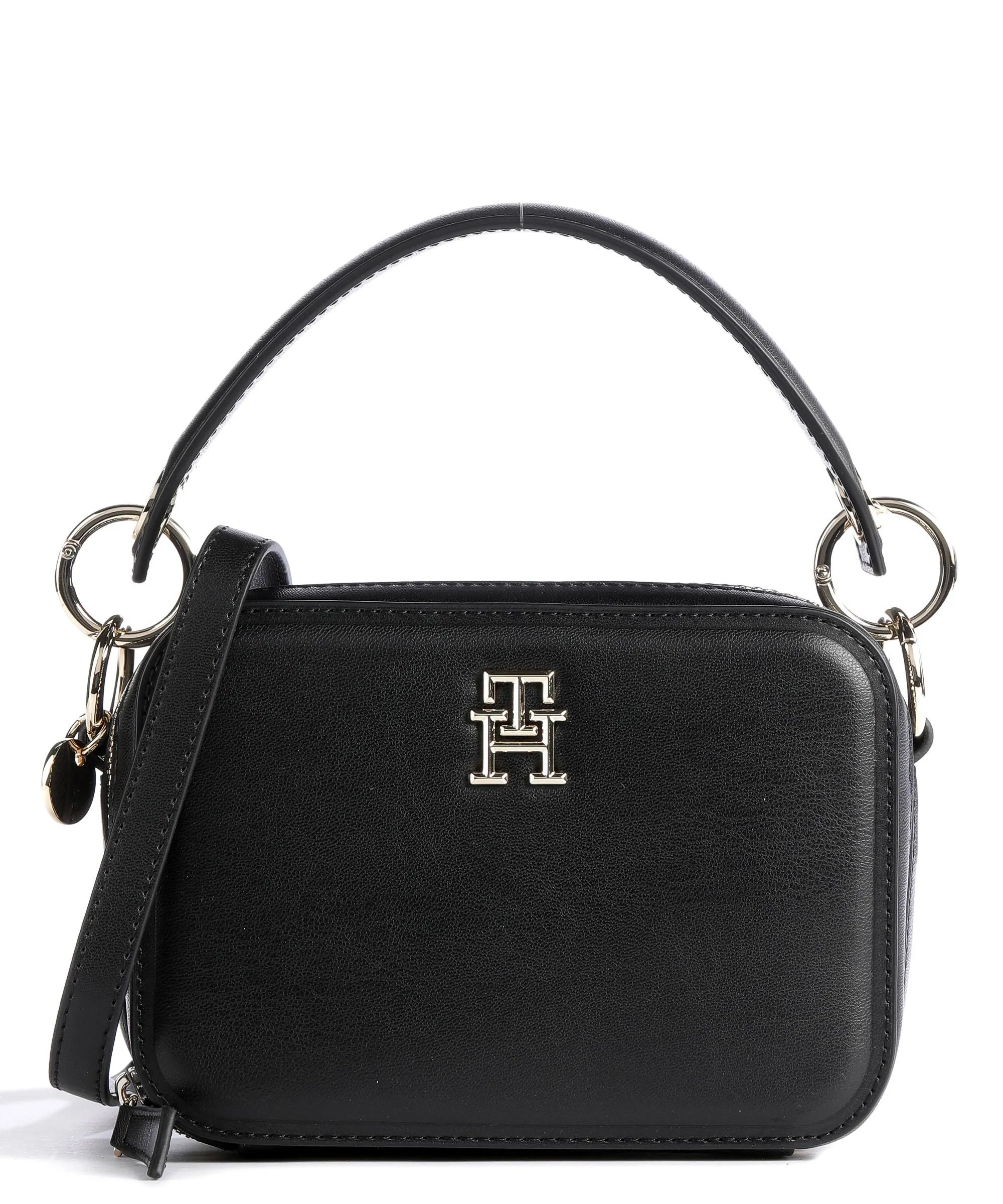  Tommy Hilfiger TH Chic Borsa a tracolla pelle sintetica nero  