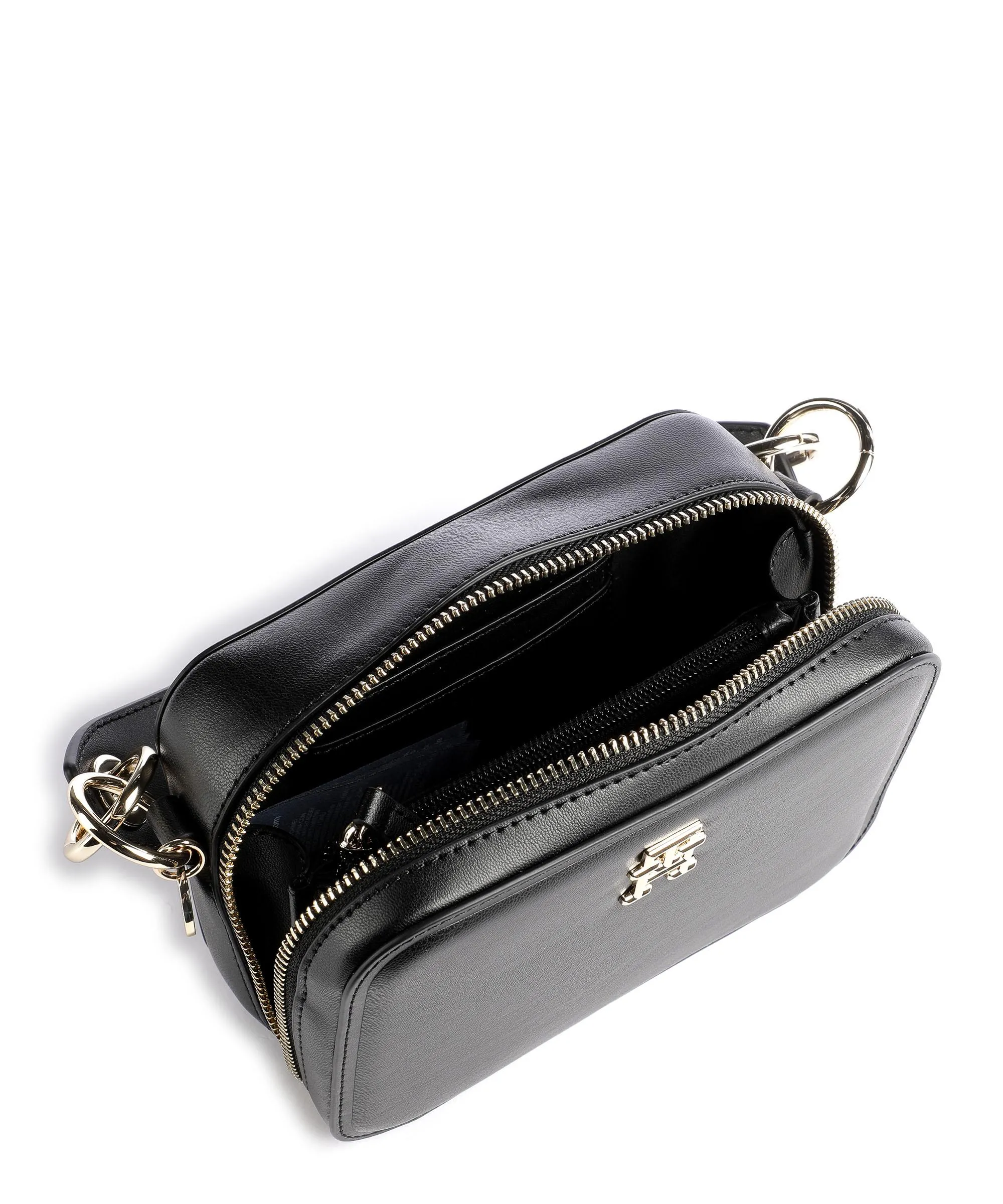 Tommy Hilfiger TH Chic Borsa a tracolla pelle sintetica nero  
