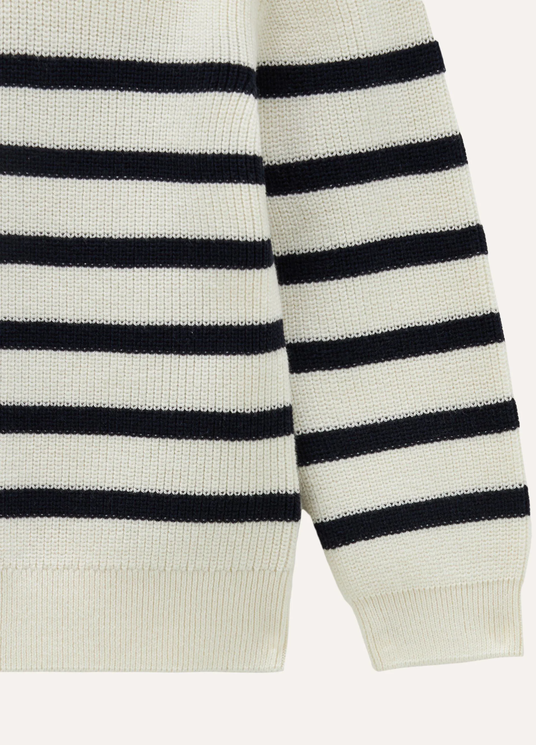 Tricot a collo alto in puro cotone bambino