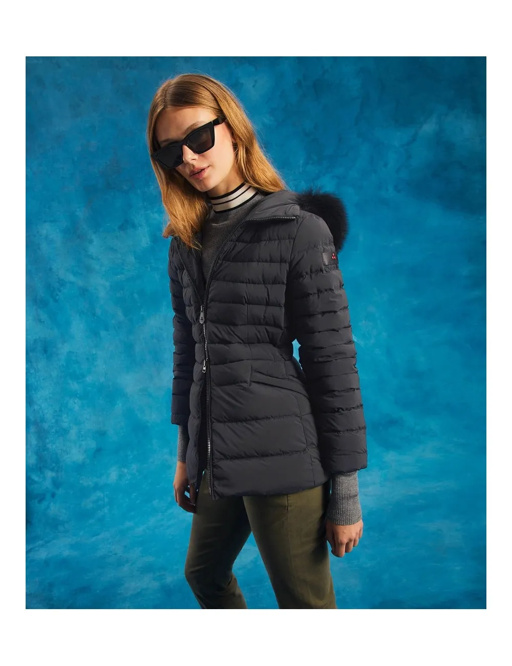 TURMALET 808 ML 05 FUR GIUBBINO DONNA PEUTEREY GIUBBOTTO PIUMINO SLIM PELLICCIA