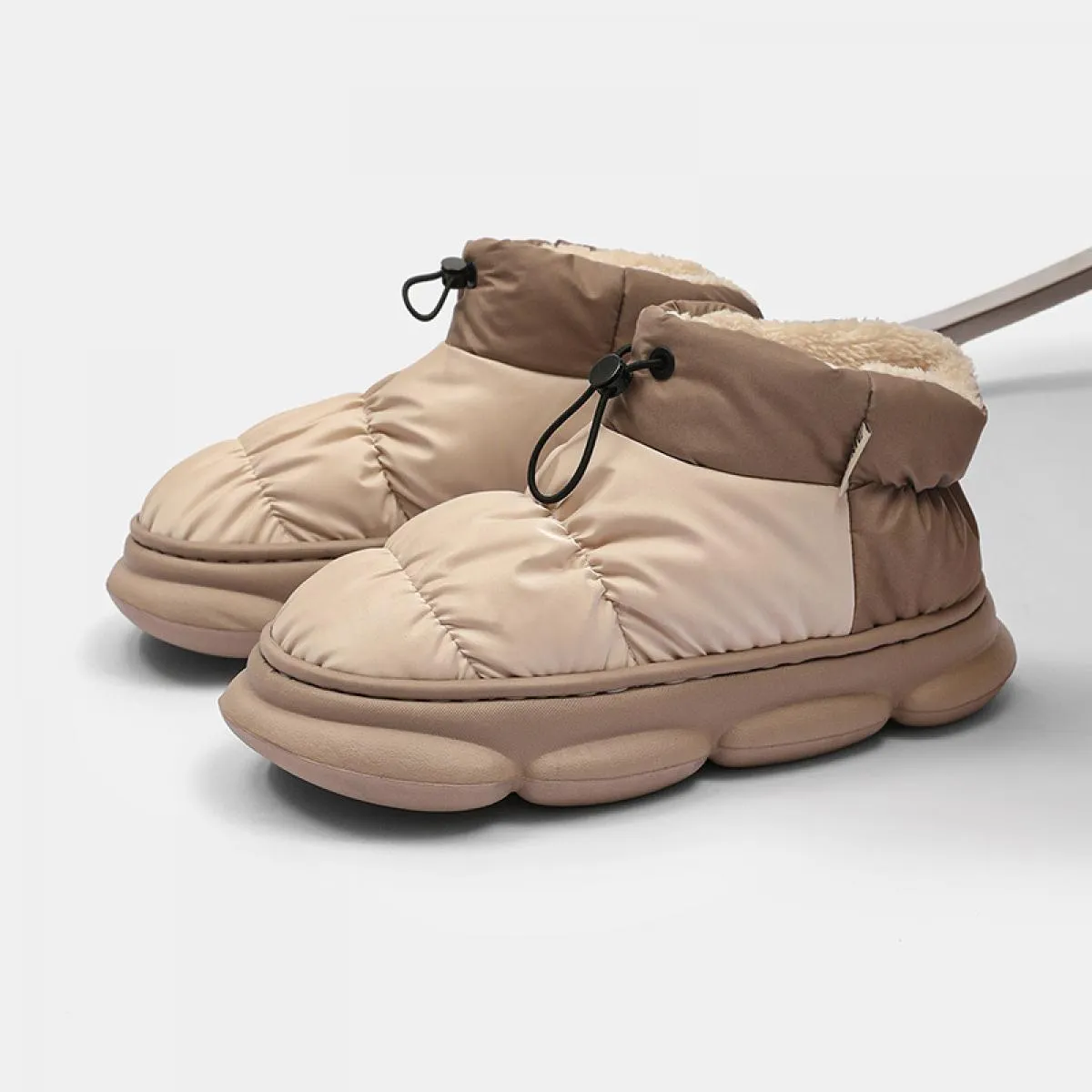 Uni Stivaletti da uomo da donna Scarpe invernali con plateau Scarpe morbide in cotone femminile Scarponi da neve da donna antisc