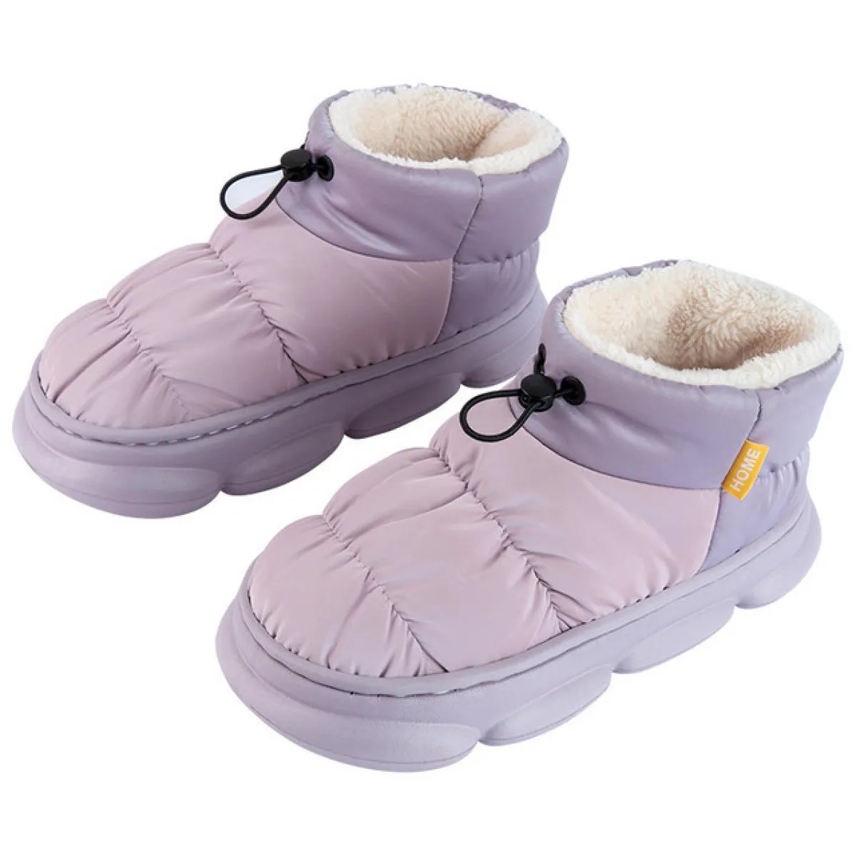 Uni Stivaletti da uomo da donna Scarpe invernali con plateau Scarpe morbide in cotone femminile Scarponi da neve da donna antisc