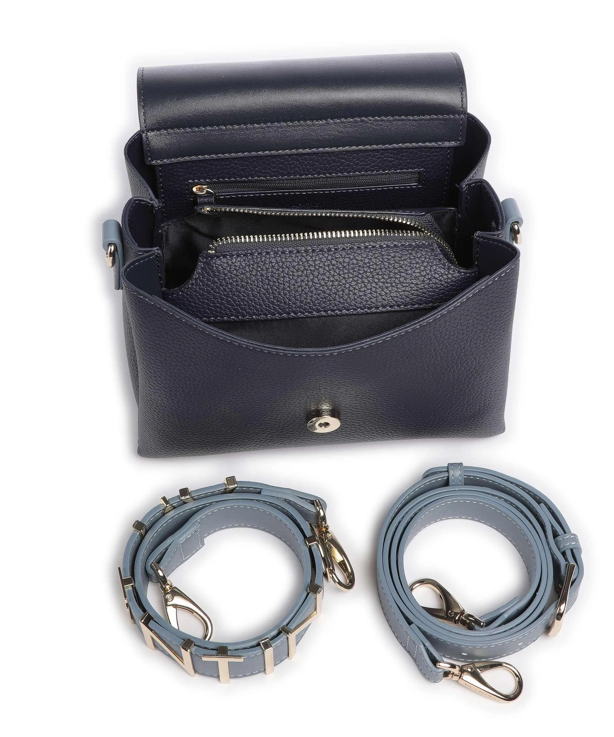  Valentino Bags Alexia Borsa a tracolla pelle sintetica blu scuro  