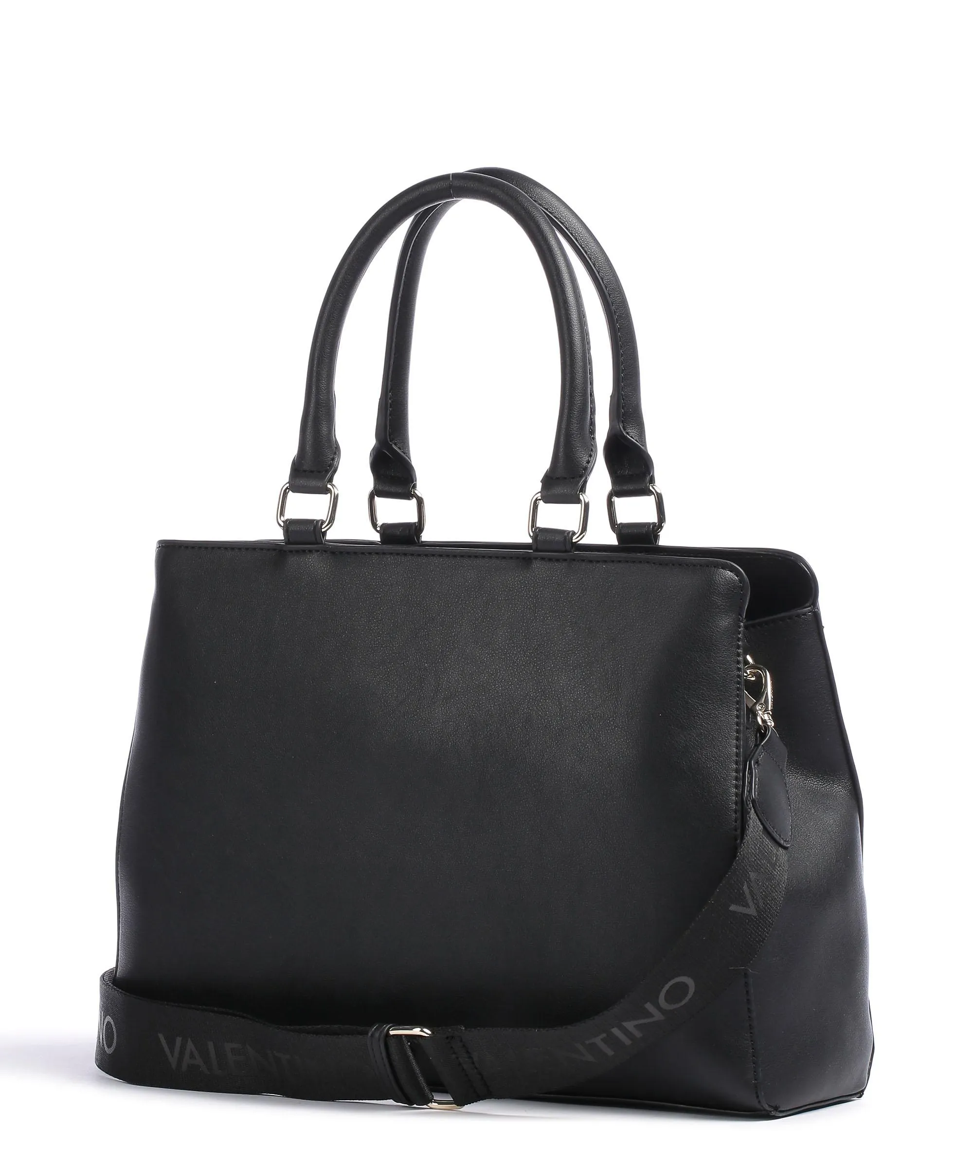  Valentino Bags Souvenir Re Borsa a mano pelle sintetica nero  