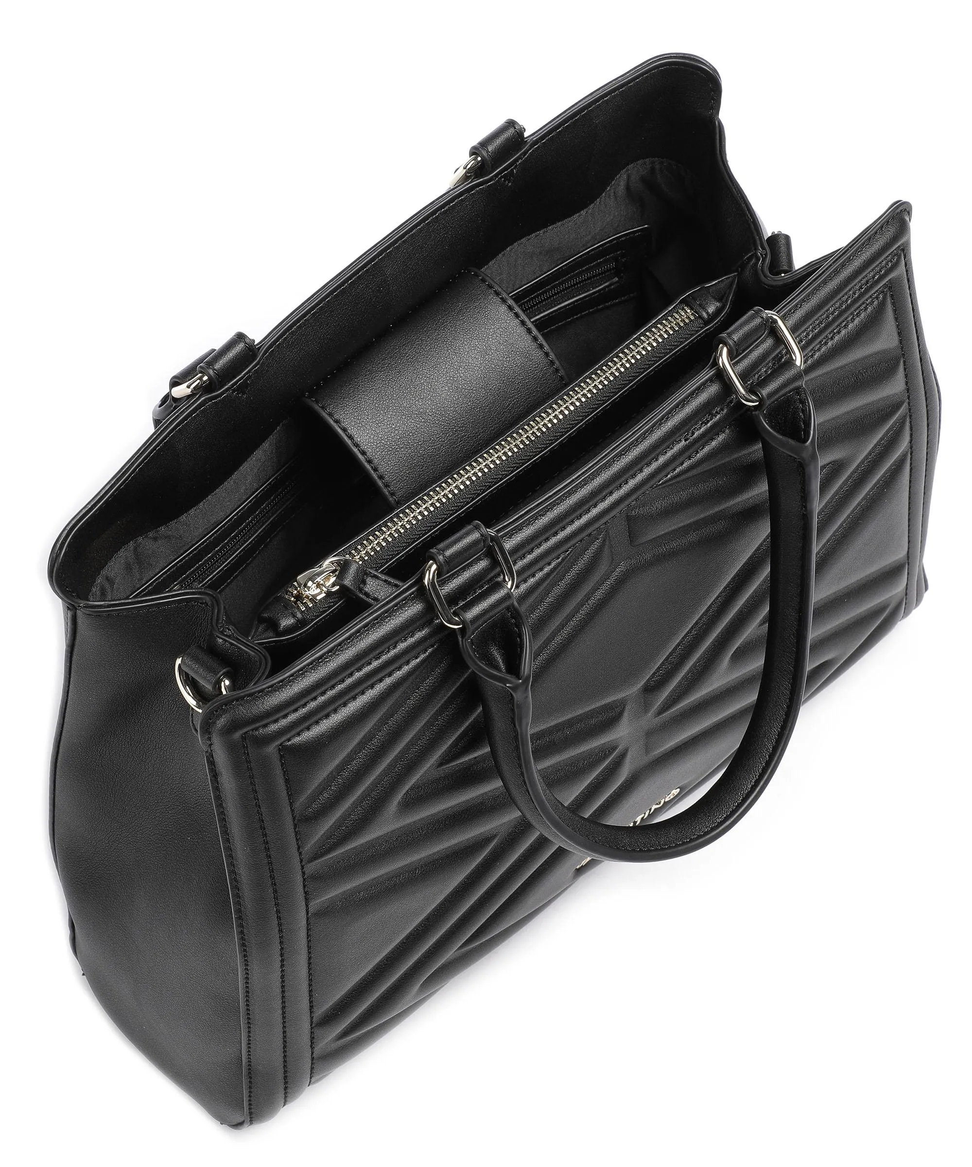  Valentino Bags Souvenir Re Borsa a mano pelle sintetica nero  