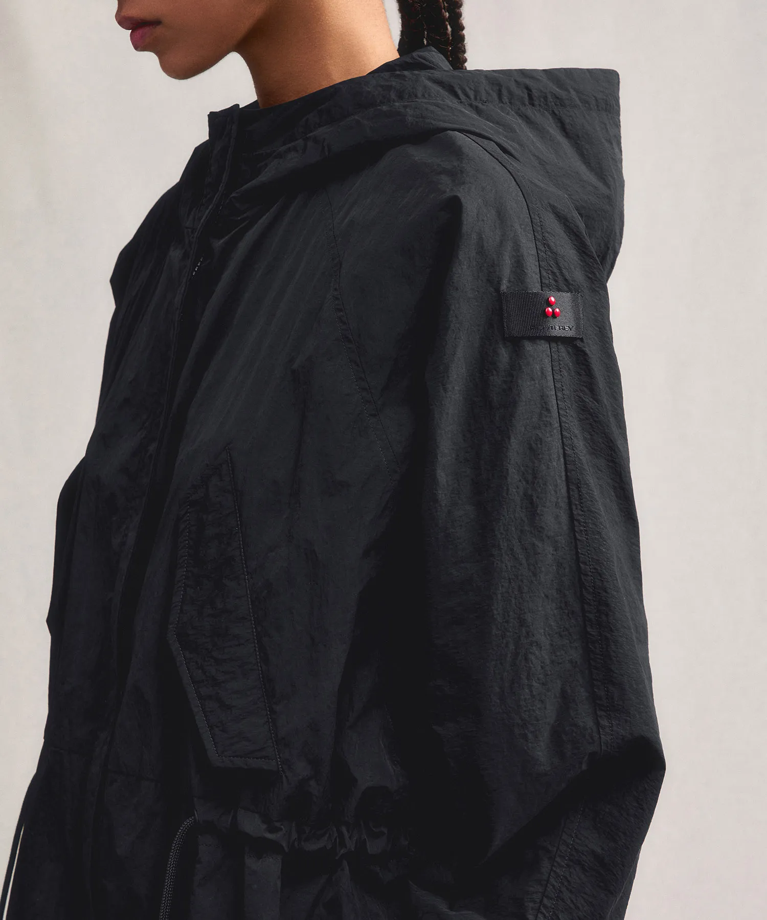 Windbreaker in tela di nylon