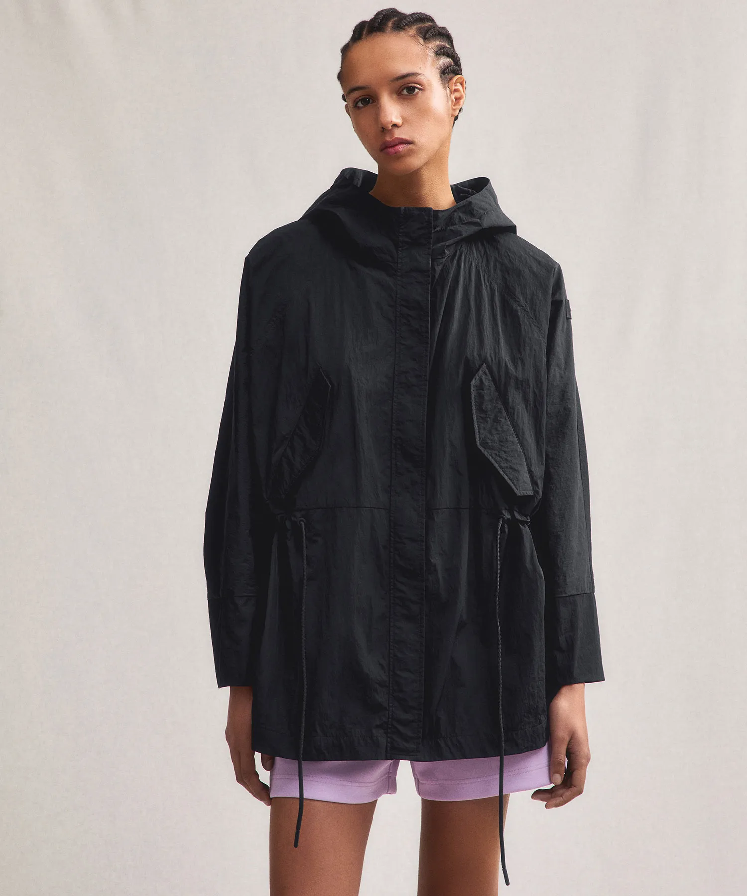 Windbreaker in tela di nylon